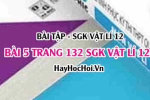 Bài 5 trang 132 SGK Vật Lý 12: Giao thoa ánh sáng, công thức tính khoảng vân giao thoa